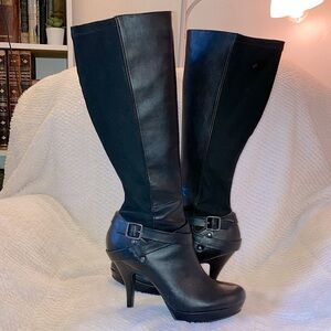 Unlisted platform knee high Boots - black